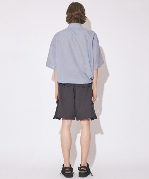 beautiful people(ビューティフルピープル)の「endonend cotton silk big QOL tag shirts(シャツ/ブラウス・レディース・ブルーグレー/ライトブルー・36/38/40/34)」の7枚目の写真