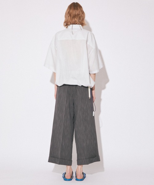 beautiful people(ビューティフルピープル)の「endonend cotton silk big QOL tag shirts(シャツ/ブラウス・レディース・ブルーグレー/ライトブルー・36/38/40/34)」の15枚目の写真
