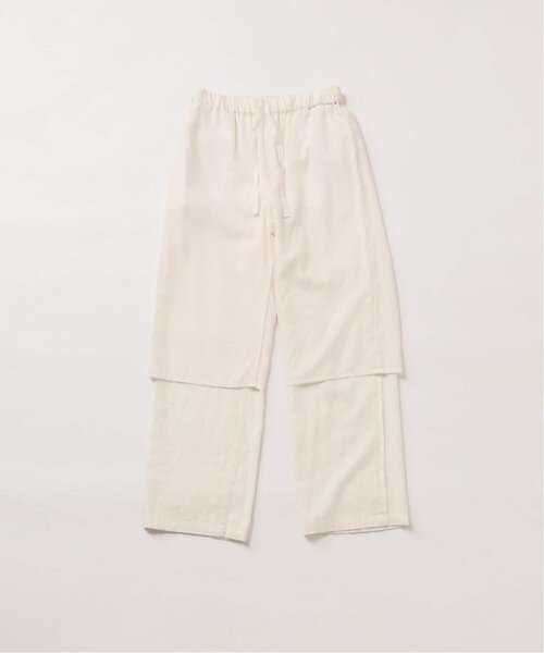 FRAMeWORK(フレームワーク)の「≪WEB限定 / 追加≫レーヨンリネンツイルドロストパンツ(その他パンツ・レディース・ホワイト/ブラウン/ベージュ系その他/ネイビー・34/36/38/40)」の6枚目の写真