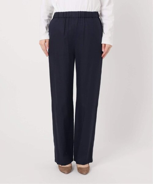 FRAMeWORK(フレームワーク)の「≪WEB限定 / 追加≫レーヨンリネンツイルドロストパンツ(その他パンツ・レディース・ホワイト/ブラウン/ベージュ系その他/ネイビー・34/36/38/40)」の12枚目の写真