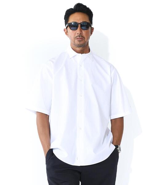 DRESSTERIOR(ドレステリア)の「【干場義雅×DRESSTERIOR/再入荷】シドグラスシャツ(シャツ/ブラウス・メンズ・ホワイト/サックスブルー・91/90/94/92)」の2枚目の写真