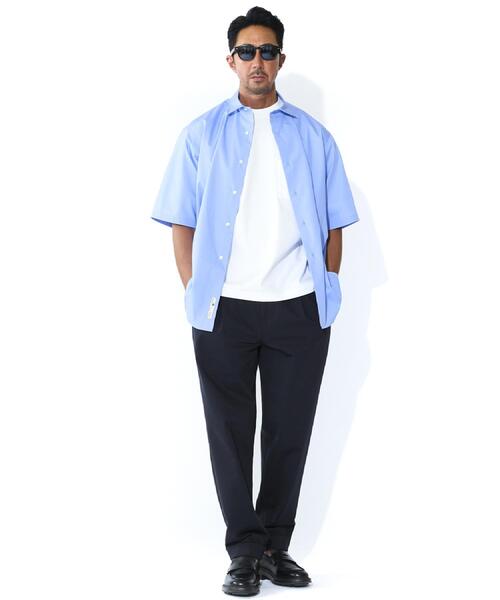 DRESSTERIOR(ドレステリア)の「【干場義雅×DRESSTERIOR/再入荷】シドグラスシャツ(シャツ/ブラウス・メンズ・ホワイト/サックスブルー・91/90/94/92)」の3枚目の写真