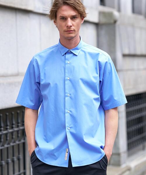 DRESSTERIOR(ドレステリア)の「【干場義雅×DRESSTERIOR/再入荷】シドグラスシャツ(シャツ/ブラウス・メンズ・ホワイト/サックスブルー・91/90/94/92)」の4枚目の写真