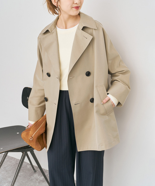 Spick & Span（スピックアンドスパン）の「《追加》TICCA / ティッカ Miniテントトレンチコート（トレンチコート・レディース・ベージュ・MEDIUM）」の2枚目の写真