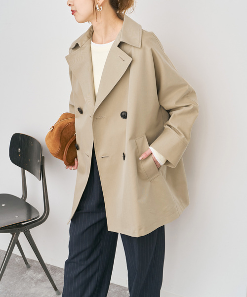 Spick & Span（スピックアンドスパン）の「《追加》TICCA / ティッカ Miniテントトレンチコート（トレンチコート・レディース・ベージュ・MEDIUM）」の4枚目の写真