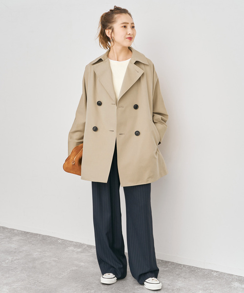 Spick & Span（スピックアンドスパン）の「《追加》TICCA / ティッカ Miniテントトレンチコート（トレンチコート・レディース・ベージュ・MEDIUM）」の7枚目の写真