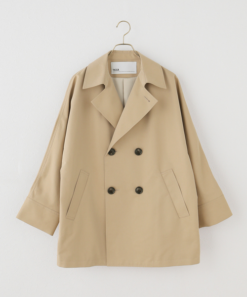 Spick & Span（スピックアンドスパン）の「《追加》TICCA / ティッカ Miniテントトレンチコート（トレンチコート・レディース・ベージュ・MEDIUM）」の11枚目の写真