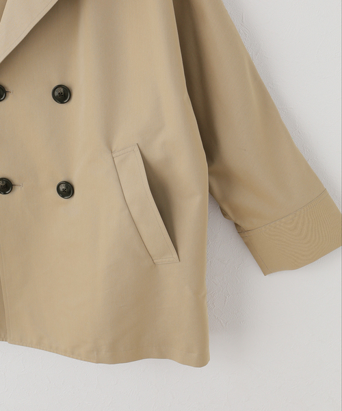Spick & Span（スピックアンドスパン）の「《追加》TICCA / ティッカ Miniテントトレンチコート（トレンチコート・レディース・ベージュ・MEDIUM）」の13枚目の写真