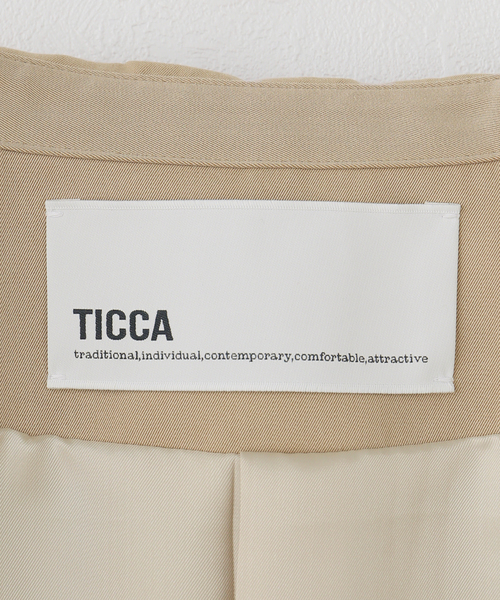 Spick & Span（スピックアンドスパン）の「《追加》TICCA / ティッカ Miniテントトレンチコート（トレンチコート・レディース・ベージュ・MEDIUM）」の20枚目の写真