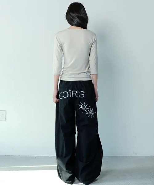 Ada.(エイダ)の「◇COIRIS◇ブランド直輸入正規品/リーン スリーブ Tシャツ REAN SLEEVE T(Tシャツ/カットソー・レディース・ベージュ/ブラック/ホワイト・FREE)」の6枚目の写真