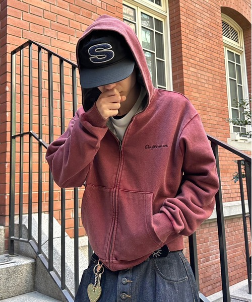 REVERSIBLE THERMAL ZIP HOODIE／リバーシブルサーマルジップパーカー