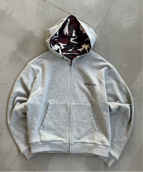 REVERSIBLE THERMAL ZIP HOODIE／リバーシブルサーマルジップパーカー