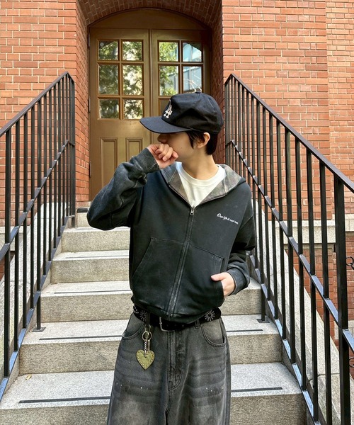REVERSIBLE THERMAL ZIP HOODIE／リバーシブルサーマルジップパーカー