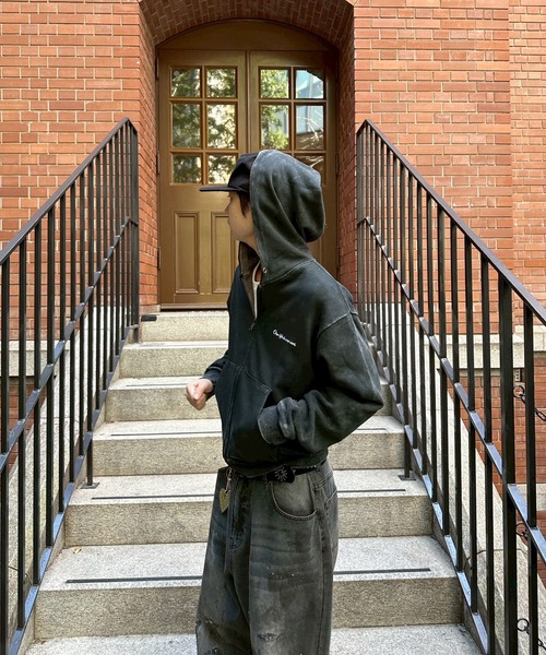 REVERSIBLE THERMAL ZIP HOODIE／リバーシブルサーマルジップパーカー