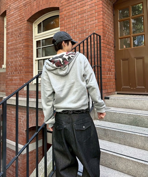 REVERSIBLE THERMAL ZIP HOODIE／リバーシブルサーマルジップパーカー