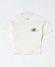 DC SHOES ウィメンズ 26 WS TELECO SHORT S Tシャツ 【2026年春夏モデル】/クロップドテレコ素材半袖Tシャツ
