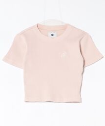DC SHOES ウィメンズ 26 WS TELECO SHORT S Tシャツ 【2026年春夏モデル】/クロップドテレコ素材半袖Tシャツ