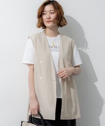 2WAYストレッチタフタ ギャザーブルゾン（その他アウター）｜23区 L