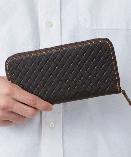 ROOPTOKYO(ループトウキョウ)の「OKUOKU 0909/オクオク 本革 牛革クレイジーホースレザー ラウンドジップウォレット 2026年春夏(財布・メンズ・イエロー/グリーン系その他/ブルー系その他/グリーン/レッド系その他/ダークブラウン系/ダークブラウン/ブラウン系その他/イエロー系その他/ブラック系その他2/ブルー/ライトブラウン/ブラック系その他/レッド系その他2・FREE)」の7枚目の写真