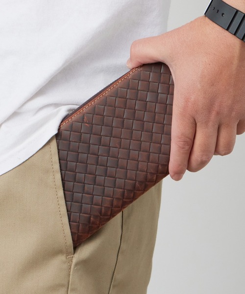 ROOPTOKYO(ループトウキョウ)の「OKUOKU 0909/オクオク 本革 牛革クレイジーホースレザー ラウンドジップウォレット 2026年春夏(財布・メンズ・イエロー/グリーン系その他/ブルー系その他/グリーン/レッド系その他/ダークブラウン系/ダークブラウン/ブラウン系その他/イエロー系その他/ブラック系その他2/ブルー/ライトブラウン/ブラック系その他/レッド系その他2・FREE)」の14枚目の写真