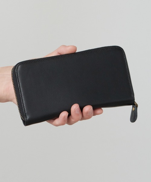 ROOPTOKYO(ループトウキョウ)の「OKUOKU 0909/オクオク 本革 牛革クレイジーホースレザー ラウンドジップウォレット 2026年春夏(財布・メンズ・イエロー/グリーン系その他/ブルー系その他/グリーン/レッド系その他/ダークブラウン系/ダークブラウン/ブラウン系その他/イエロー系その他/ブラック系その他2/ブルー/ライトブラウン/ブラック系その他/レッド系その他2・FREE)」の16枚目の写真