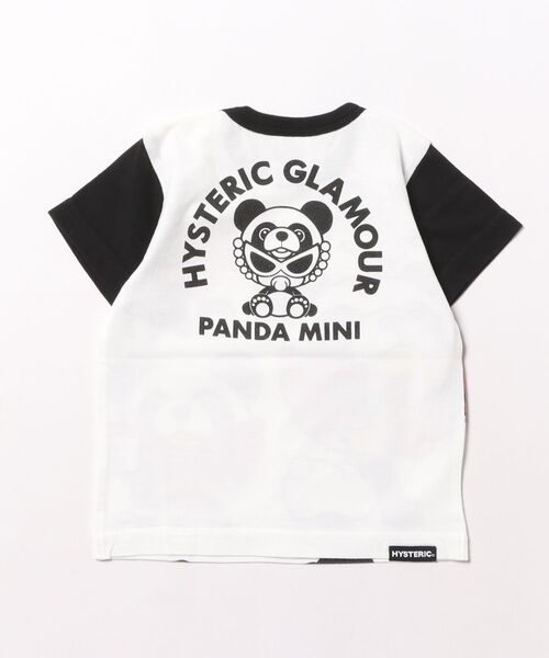 HYSTERIC MINI（ヒステリックミニ）の「PANDA MINI 半袖Tシャツ（Tシャツ/カットソー・キッズ・レッド/ホワイト・90/80）」の3枚目の写真