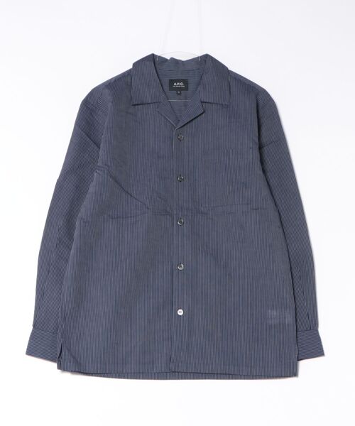 A.P.C.（アーペーセー）の「SURCHEMISE JUKOU（シャツ/ブラウス・メンズ・ダークネイビー・S/L/XS/M）」の3枚目の写真