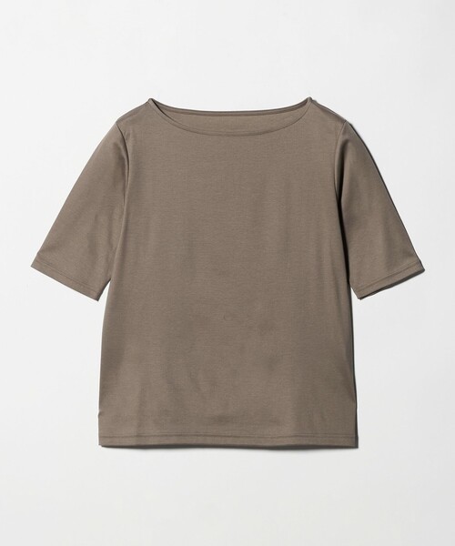 MARW UNITED ARROWS(マルゥ ユナイテッドアローズ)の「<MARW UNITED ARROWS>ボートネック 5分袖 カットソー 汗ジミ防止(Tシャツ/カットソー・レディース・ホワイト/ライトグレー/モカ/ネイビー/ブラック・FREE)」の17枚目の写真
