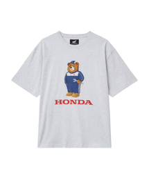 Mechanic Bear Short Sleeve Light Gray