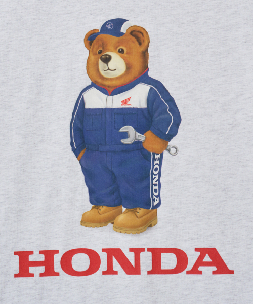 PHYPS MOTORCYCLE(フィップスモーターサイクル)の「Mechanic Bear Short Sleeve Light Gray(Tシャツ/カットソー・レディース・その他・SMALL/MEDIUM/LARGE/X-LARGE)」の3枚目の写真
