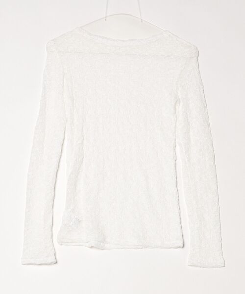 LYEON（リヨン）の「オフショルシアーレーストップス（Tシャツ/カットソー・レディース・ブラック/オフホワイト/グレー・FREE）」の22枚目の写真
