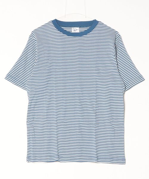 MILLER（ミラー）の「Robert P. Miller / パネルリブ　CF半袖 / 141C（Tシャツ/カットソー・メンズ・グレー系その他/イエロー系その他/ホワイト系その他2/グレー/ブラック系その他/ブラック/グレー系その他3/ミント/グレー系その他2/ホワイト系その他3/ホワイト・X-LARGE/LARGE/MEDIUM）」の3枚目の写真