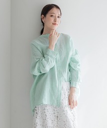 studio CLIP | 【リネン100%】バンドカラーシャツ(シャツ/ブラウス)