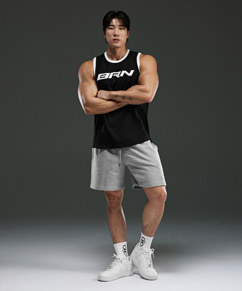 BORN TO WIN（ボーントゥウィン）の「BRN COMFORT FIT SLEEVELESS [BLACK]（Tシャツ/カットソー・メンズ・その他・1/2/3/4）」の3枚目の写真