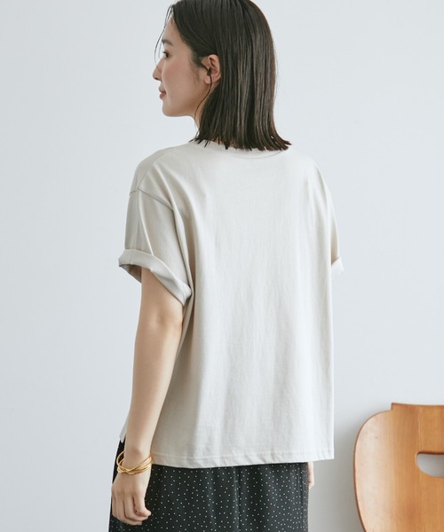 Doux archives(ドゥアルシーヴ)の「MUNCHEN ロゴTee(Tシャツ/カットソー・レディース・ベージュ/杢グレー/オフホワイト・FREE)」の22枚目の写真