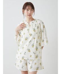セール】チューリップ柄カップインワンピース（ルームウェア/パジャマ