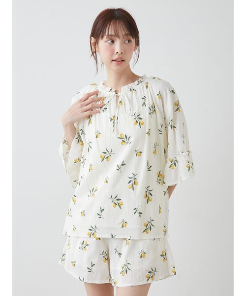 GELATOPIQUE ジェラピケ　小花柄セット　トップス　ボトムス フルーツ小花柄ショートパンツ（ルームウェア/パジャマ）｜gelato