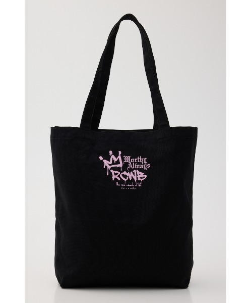 RODEO CROWNS WIDE BOWL（ロデオクラウンズワイドボウル）の「Font Bear TOTE（トートバッグ・レディース・オフホワイト/ブルー/ブラック・FREE）」の19枚目の写真