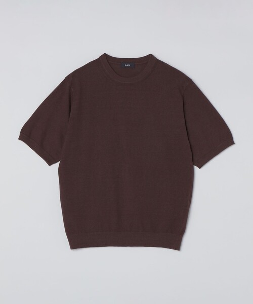 SHIPS(シップス)の「SHIPS:〈接触冷感/ 手洗い可能〉ラミー ニット Tシャツ(ニット/セーター・メンズ・ブラウン/ネイビー/グレー・LARGE/MEDIUM/SMALL/X-LARGE)」の19枚目の写真