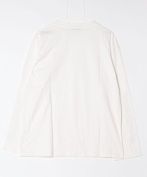 tunee(チュニー)の「【WARAIJOGO】袖プリントモノトーン長袖Tシャツ/ロンT(NEZ)(Tシャツ/カットソー・メンズ・ホワイト/ブラック・FREE)」の8枚目の写真