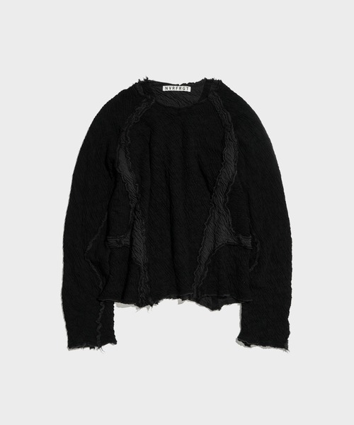 NVRFRGT(ネヴァーフォーゲット)の「復刻別注 PANELED LONG SLEEVE T SHIRT(Tシャツ/カットソー・メンズ・ブラック/ライトグレー・2/1/3)」の10枚目の写真
