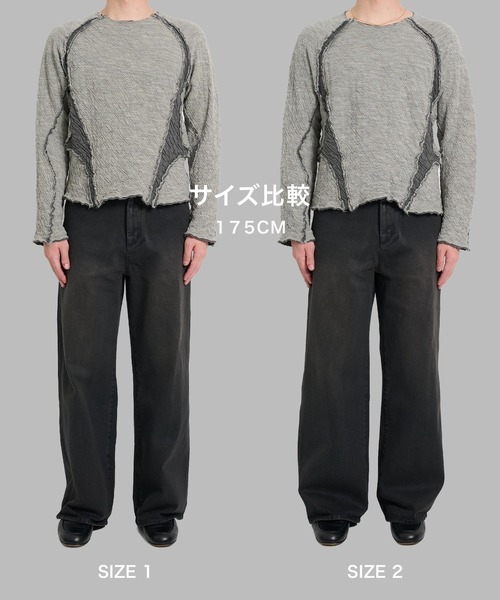 NVRFRGT(ネヴァーフォーゲット)の「復刻別注 PANELED LONG SLEEVE T SHIRT(Tシャツ/カットソー・メンズ・ブラック/ライトグレー・2/1/3)」の14枚目の写真