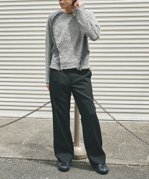 NVRFRGT(ネヴァーフォーゲット)の「復刻別注 PANELED LONG SLEEVE T SHIRT(Tシャツ/カットソー・メンズ・ブラック/ライトグレー・2/1/3)」の17枚目の写真