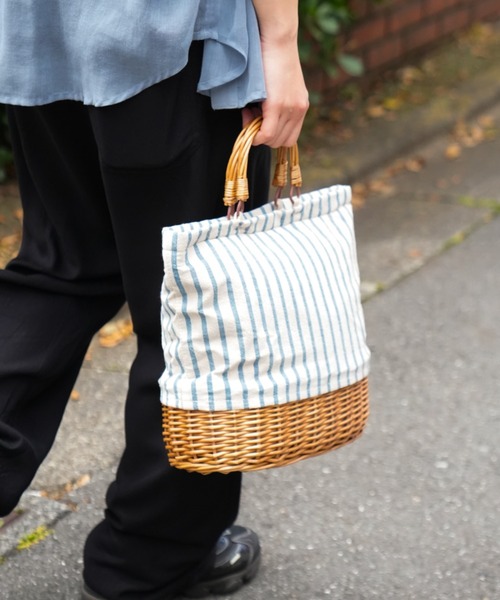 DULTON(ダルトン)の「MARKET TOTE BASKET WITH COOLER/保冷バッグ(エコバッグ/サブバッグ・メンズ・ブルー/レッド・FREE)」の1枚目の写真