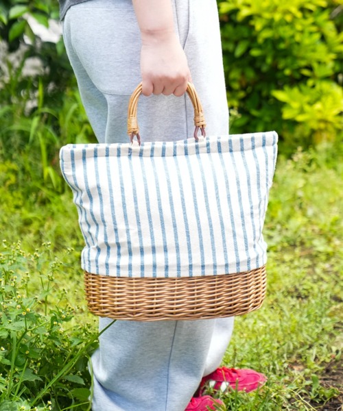 DULTON(ダルトン)の「MARKET TOTE BASKET WITH COOLER/保冷バッグ(エコバッグ/サブバッグ・メンズ・ブルー/レッド・FREE)」の14枚目の写真