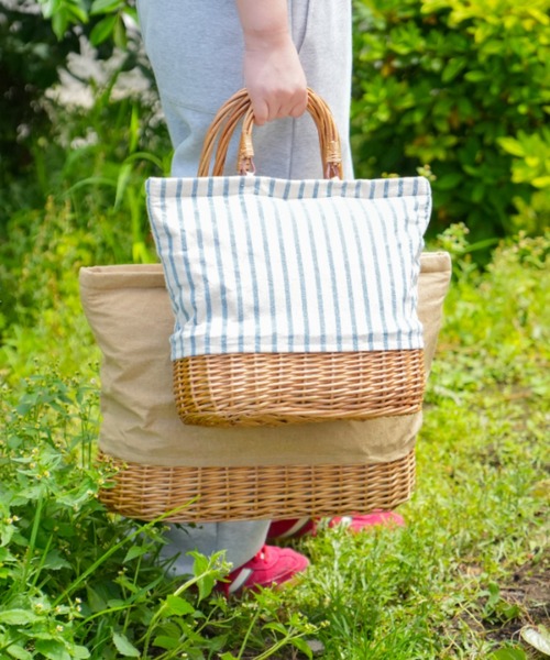 DULTON(ダルトン)の「MARKET TOTE BASKET WITH COOLER/保冷バッグ(エコバッグ/サブバッグ・メンズ・ブルー/レッド・FREE)」の18枚目の写真