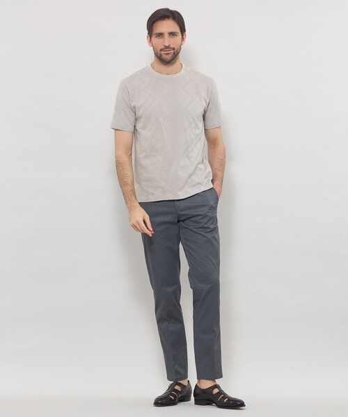 MACKINTOSH LONDON(マッキントッシュ ロンドン)の「ジオメトリックリンクスTシャツ(Tシャツ/カットソー・メンズ・ブルー系その他2/ネイビー/ホワイト/グレー・XL/L/M)」の6枚目の写真