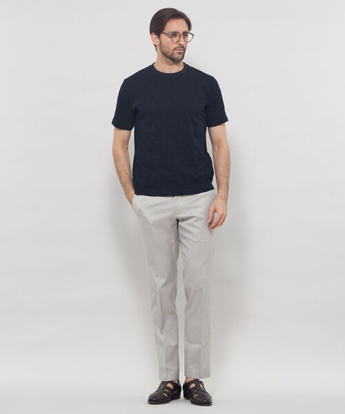 MACKINTOSH LONDON(マッキントッシュ ロンドン)の「ジオメトリックリンクスTシャツ(Tシャツ/カットソー・メンズ・ブルー系その他2/ネイビー/ホワイト/グレー・XL/L/M)」の8枚目の写真