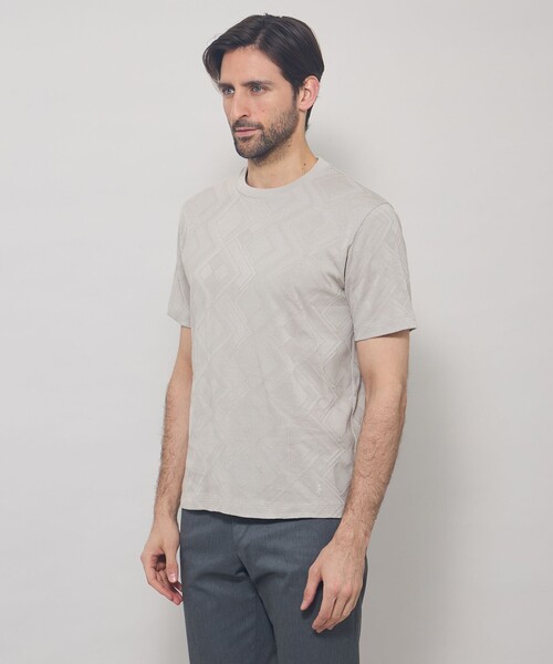 MACKINTOSH LONDON(マッキントッシュ ロンドン)の「ジオメトリックリンクスTシャツ(Tシャツ/カットソー・メンズ・ブルー系その他2/ネイビー/ホワイト/グレー・XL/L/M)」の10枚目の写真