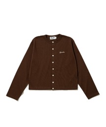 GYMPHLEX（ジムフレックス）の「Gymphlex Cotton L/S short cardigan（ジムフレックス コットン 長袖ショートカーディガン）（カーディガン/ボレロ）」